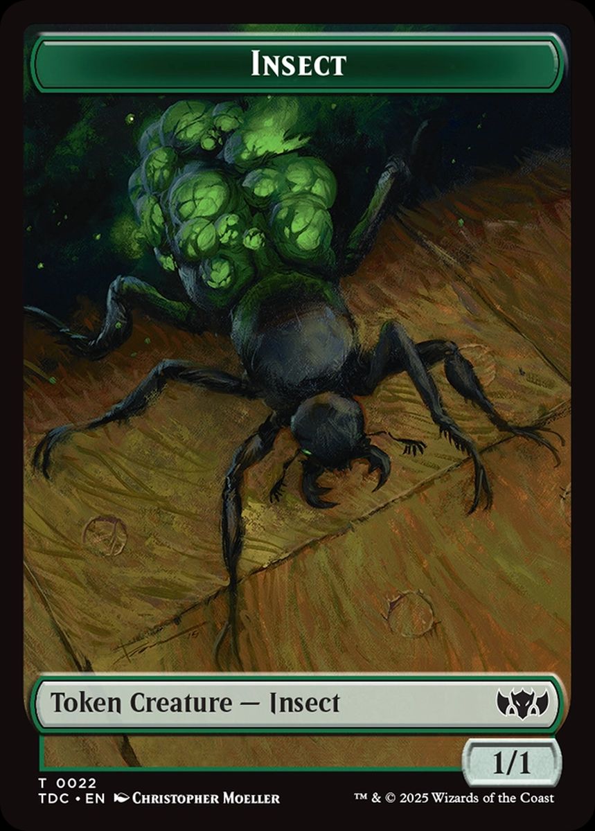 (英)昆虫トークン / Insect Token No.022 - 植物トークン / Plant Token【TDC-TOKEN】 No.024