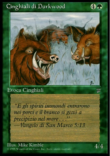 (イタリア語)Cinghiali di Durkwood / Durkwood Boars【LEG】 No.182
