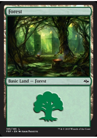 (英)【Foil】森 / Forest【FRF】 No.185