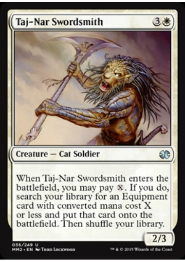 (英)【Foil】タージ＝ナールの剣鍛冶 / Taj-Nar Swordsmith【MM2】 No.036