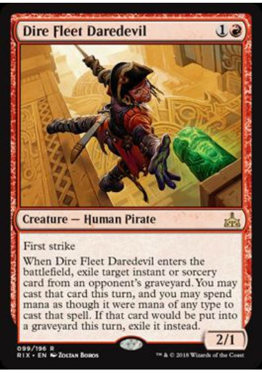 (英)凶兆艦隊の向こう見ず / Dire Fleet Daredevil【RIX】 No.099