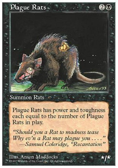 (英)疫病ネズミ / Plague Rats【5ED】 No.188
