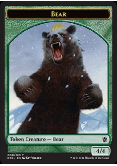 (英)熊トークン / Bear Token【KTK-TOKEN】 No.008