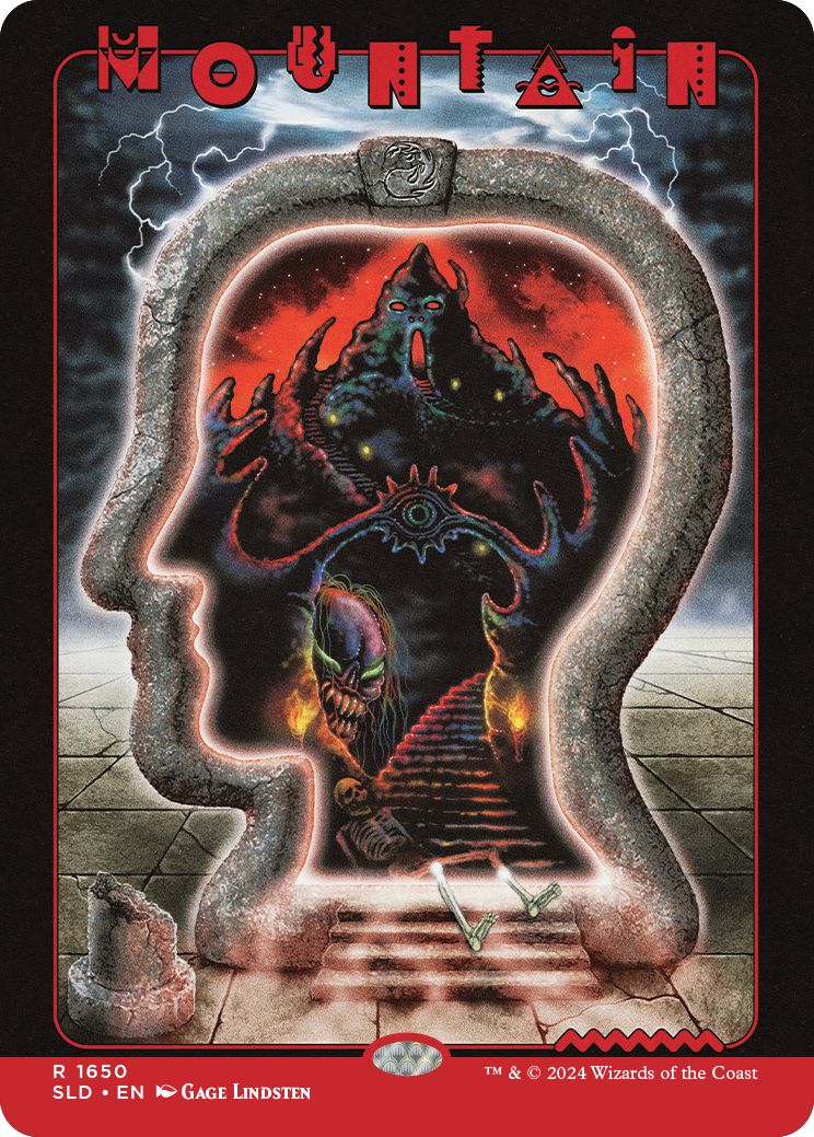 (英)山 / Mountain【SLD】 Secret Lair x Brain Dead: Lands No.1650