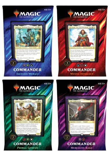 (英)統率者2019 デッキ4個セット / Commander 2019【BOX】 ※発送方法は「ゆうパック」を選択してください。