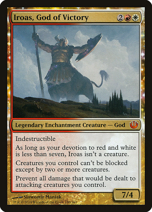 (英)【Foil】勝利の神、イロアス / Iroas, God of Victory【JOU】 No.150