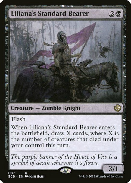 (英)リリアナの軍旗手 / Liliana's Standard Bearer【SCD】 No.087
