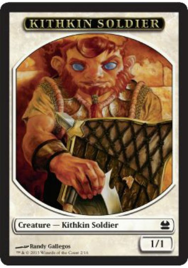 (英)キスキン・兵士トークン / Kithkin Soldier Token【MMA-TOKEN】 No.002