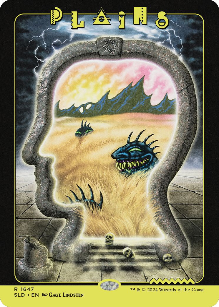 (英)【Foil】平地 / Plains【SLD】Secret Lair x Brain Dead: Lands No.1647