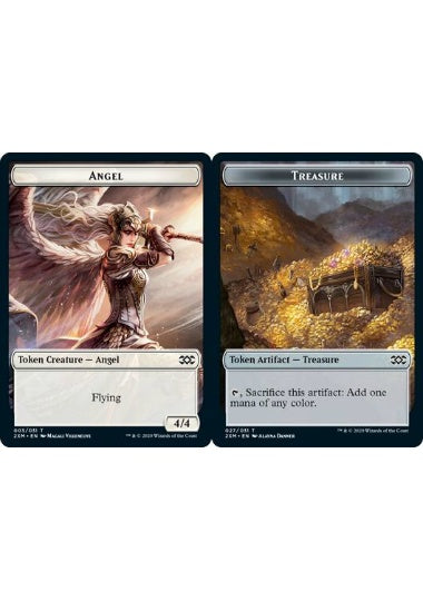 (英)【Foil】天使トークン / Angel TokenNo.003 - 宝物トークン / Treasure Token【2XM-TOKEN】 No.027