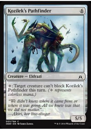 (英)コジレックの先駆者 / Kozilek's Pathfinder【OGW】 No.005