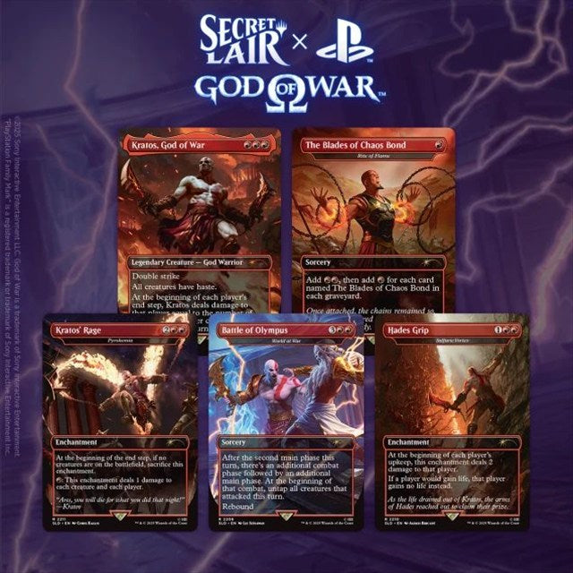 (英)Secret Lair x God of War: Greek 【BOX】 ※発送方法は「ゆうパック」を選択してください。