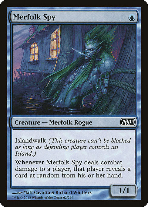 (英)マーフォークのスパイ / Merfolk Spy【M14】 No.062