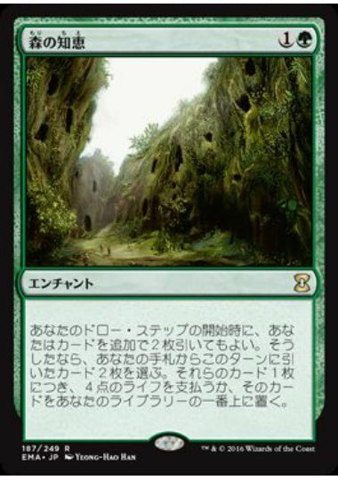 (日)【Foil】森の知恵 / Sylvan Library【EMA】 No.187