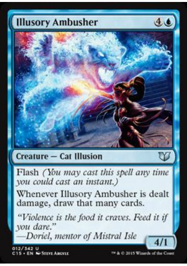 (英)錯覚の伏兵 / Illusory Ambusher【C15】 No.012