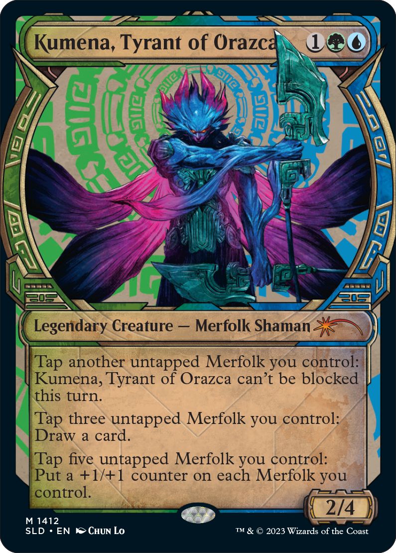 (英)オラーズカの暴君、クメーナ / Kumena, Tyrant of Orazca【SLD】 Showcase: The Lost Caverns of Ixalan No.1412