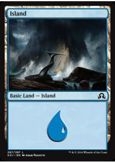(英)【Foil】島 / Island【SOI】 No.287