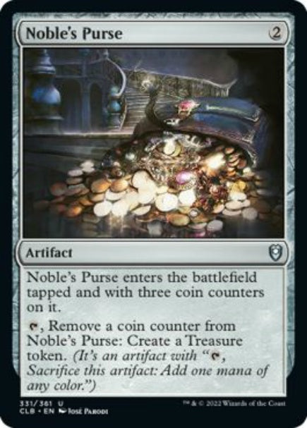 (英)【Foil】貴族の財布 / Noble's Purse【CLB】 No.331