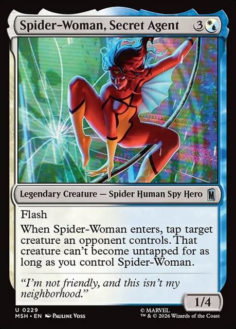 (英)【Foil】シークレットエージェント、スパイダーウーマン / Spider-Woman, Secret Agent【MSH】 No.229