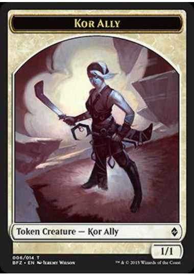 (英)コー・同盟者トークン / Kor Ally Token【BFZ-TOKEN】 No.006