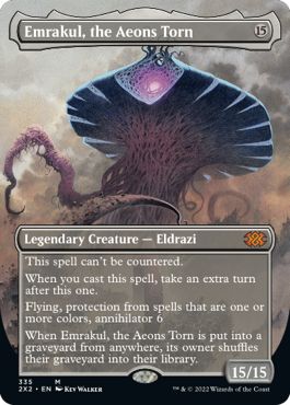 (英)引き裂かれし永劫、エムラクール / Emrakul, the Aeons Torn ★ボーダーレス★ 【2X2】 No.335