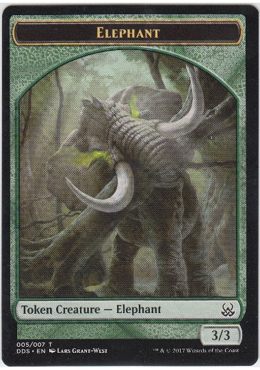 (英)象トークン / Elephant Token【MVSM-TOKEN】 No.005