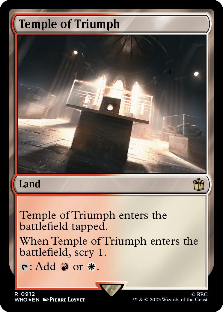 (英)【Surge-Foil】凱旋の神殿 / Temple of Triumph【WHO】 No.0912