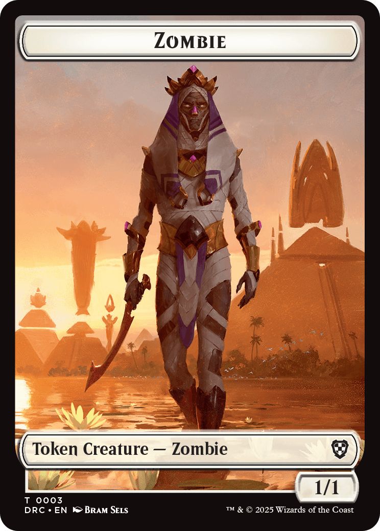 (英)ゾンビトークン / Zombie Token No.003 - 永久のドラゴントークン / Timeless Dragon Token【DRC-TOKEN】 No.006