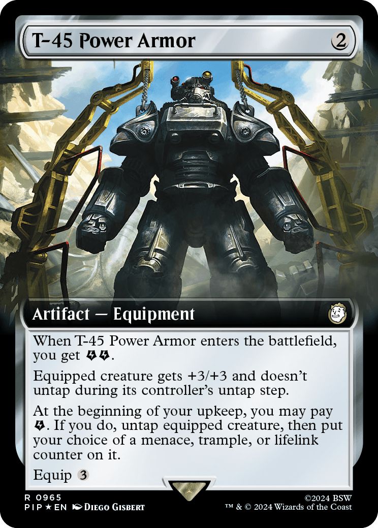 (英)【Surge-Foil】T-45パワーアーマー / T-45 Power Armor ★拡張枠★ 【PIP】 No.0965
