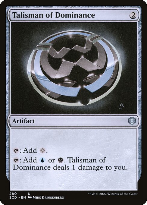 (日)威圧のタリスマン / Talisman of Dominance【SCD】 No.280