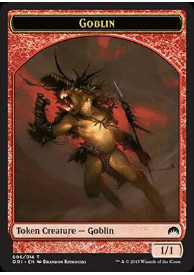 (英)ゴブリントークン / Goblin Token【ORI-TOKEN】 No.006