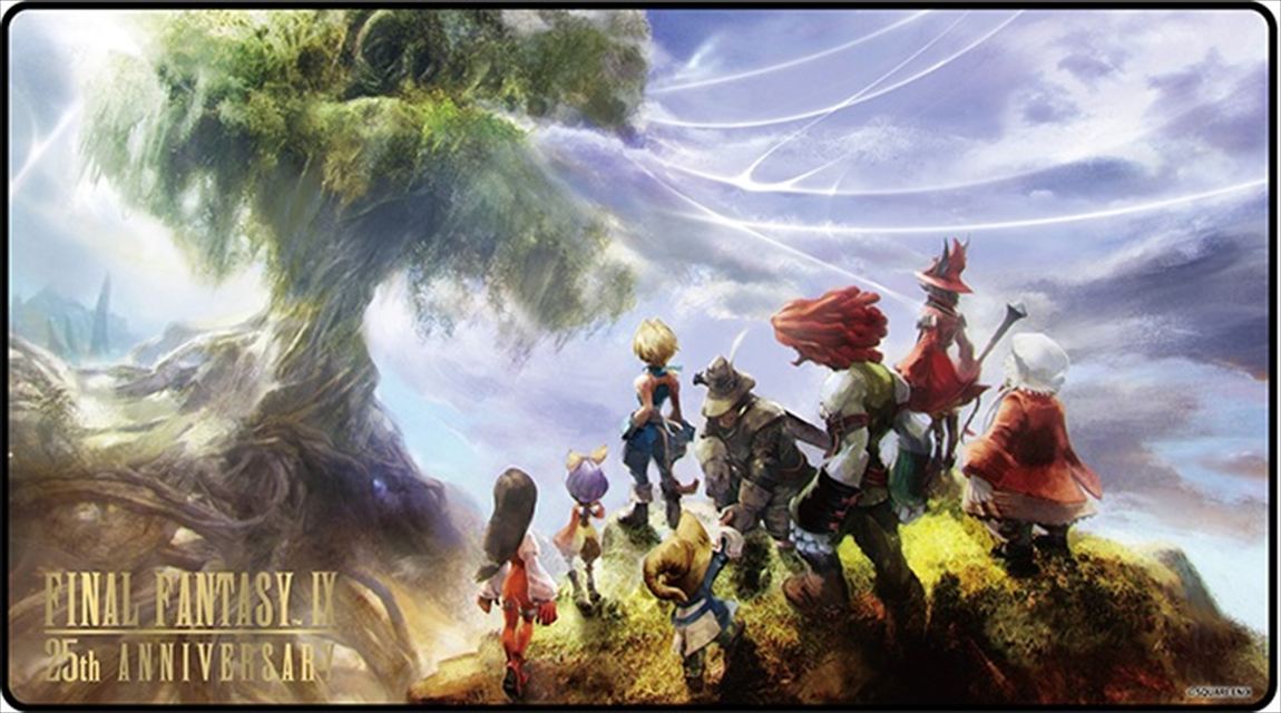 【サプライ】 プレイマット　ファイナルファンタジーIX　25th ANNIVERSARY　畢竟(ひっきょう)　箔押しVer.  ※発送方法は「ゆうパック」を選択してください。<br>約W610mm×H340mm×D1.5mm