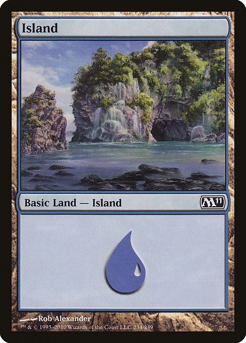 (英)【Foil】島 / Island【M11】 No.234