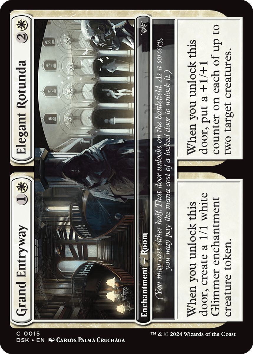 (英)【Foil】大玄関+優雅なる円形広間 / Grand Entryway+Elegant Rotunda【DSK】 No.015