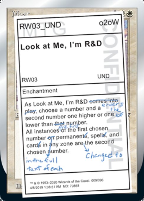 (英)Look at Me, I'm R&D 【UND】 No.009