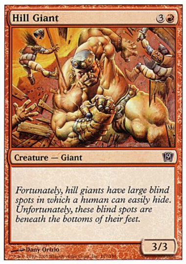 (英)【Foil】丘巨人 / Hill Giant【9ED】 No.197