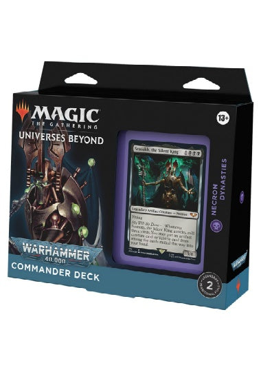(英)ウォーハンマー40,000統率者デッキ「ネクロン王朝」 / Warhammer 40,000 Commander Deck "Necron Dynasties"【BOX】 ※発送方法は「ゆうパック」を選択してください。