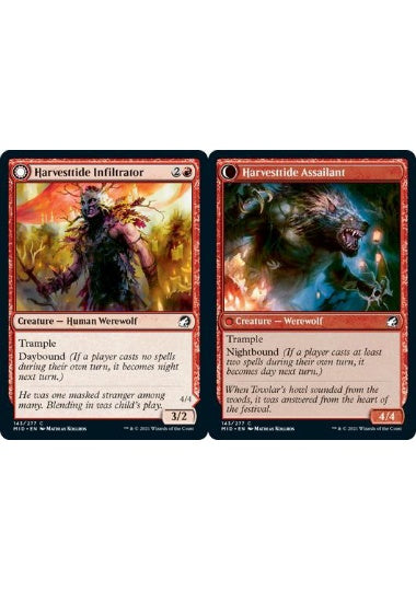 (英)【Foil】収穫祭の潜入者 / Harvesttide Infiltrator - 収穫祭の通り魔 / Harvesttide Assailant【MID】 No.143