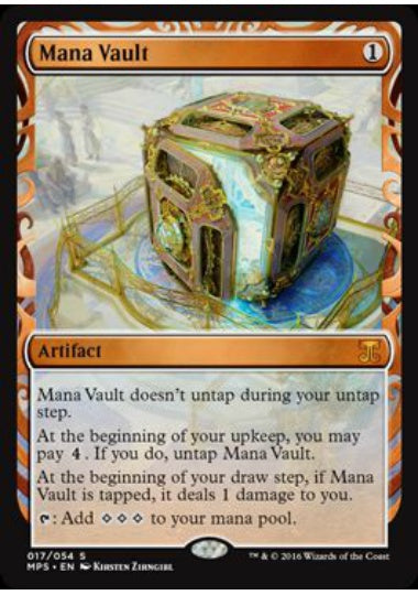 (英)【Foil】魔力の櫃 / Mana Vault【MPSKLD】全面光沢 No.017