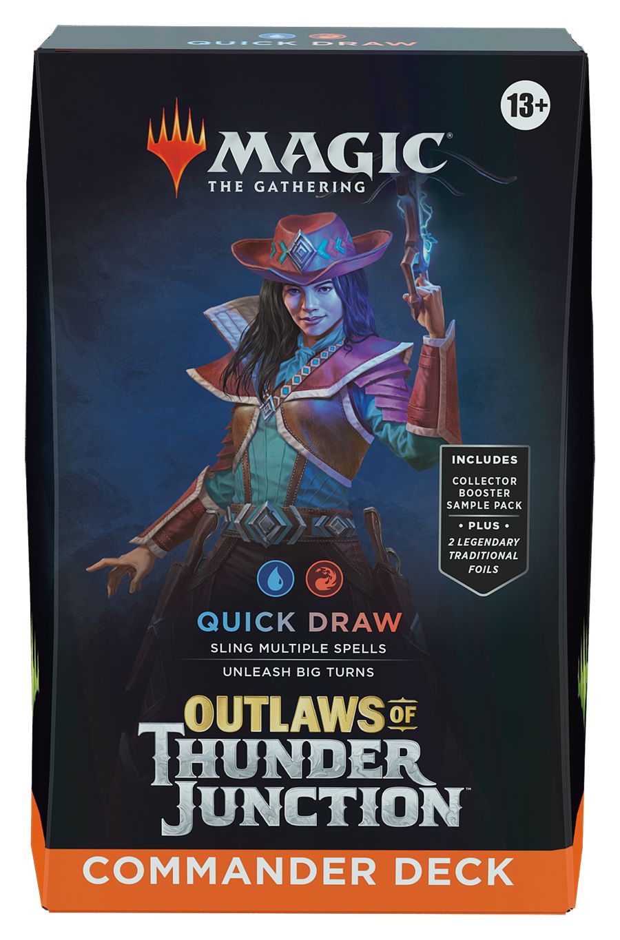 (英)サンダー・ジャンクションの無法者 統率者デッキ「早撃ち」 / Outlaws of Thunder Junction Commander Deck "Quick Draw"【BOX】 ※発送方法は「ゆうパック」を選択してください。