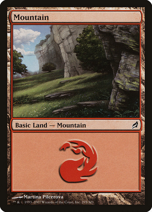 (英)【Foil】山 / Mountain【LRW】 No.295