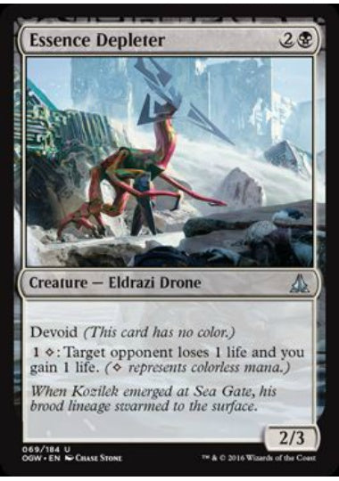 (英)【Foil】本質を蝕むもの / Essence Depleter【OGW】 No.069