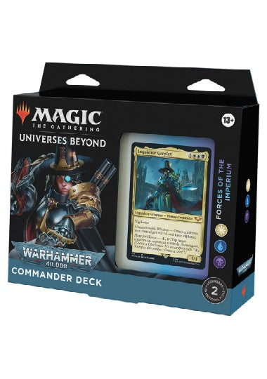 (英)ウォーハンマー40,000統率者デッキ「帝国の軍勢」 / Warhammer 40,000 Commander Deck "Forces of the Imperium"【BOX】 ※発送方法は「ゆうパック」を選択してください。