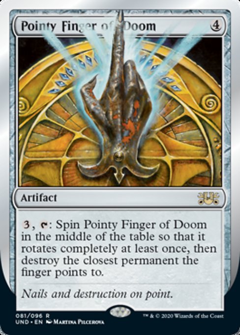 (英)Pointy Finger of Doom 【UND】 No.081