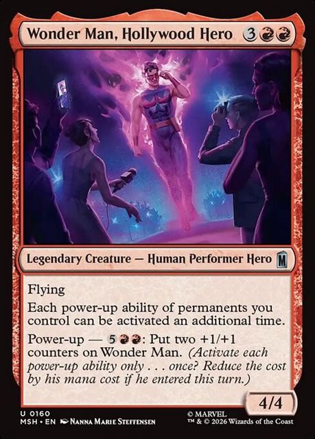 (英)ハリウッドのヒーロー、ワンダーマン / Wonder Man, Hollywood Hero【MSH】 No.160