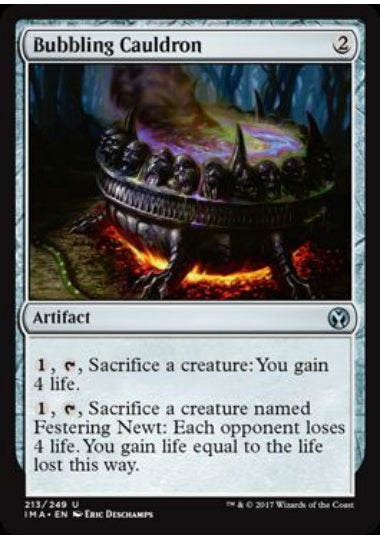(英)【Foil】泡立つ大釜 / Bubbling Cauldron【IMA】 No.213
