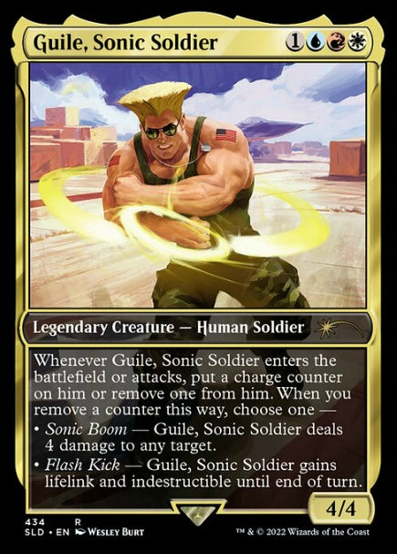 (英)Guile, Sonic Soldier【SLD】 Secret Lair x Street Fighter No.434
