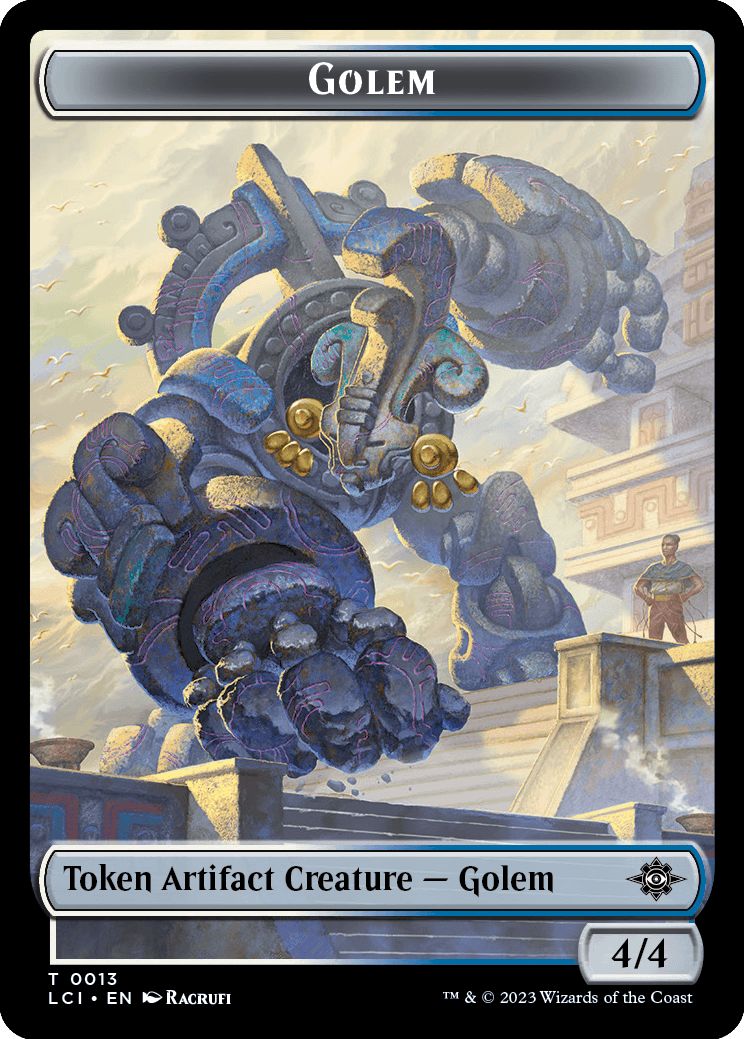 (英)ゴーレムトークン / Golem Token【LCI-TOKEN】 No.013