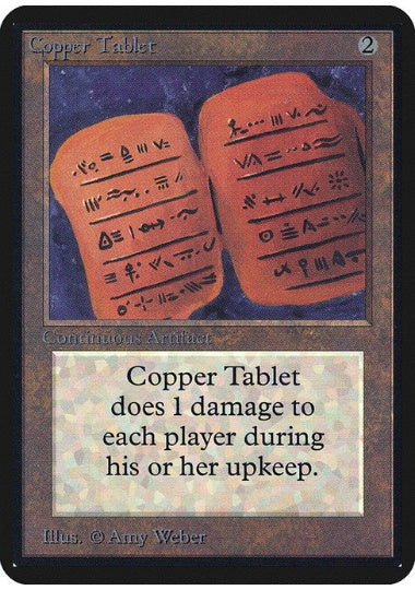 (英)Copper Tablet【ALPHA】 No.238