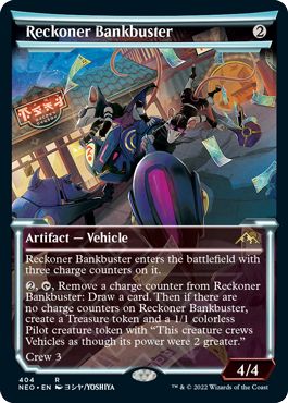 (英)勢団の銀行破り / Reckoner Bankbuster ★ショーケース枠★(淡光フレーム・カード) 【NEO】 No.404